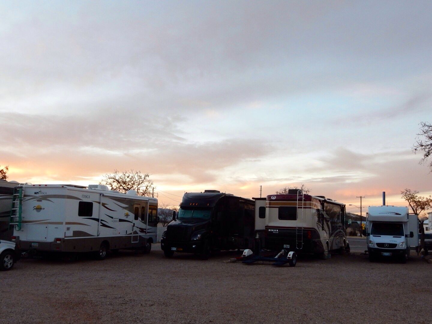 Winds of Destiny RVLife Wells Fargo RV Park 1/19/15 to 1/27/2015